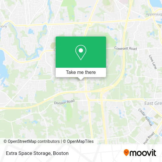 Extra Space Storage map
