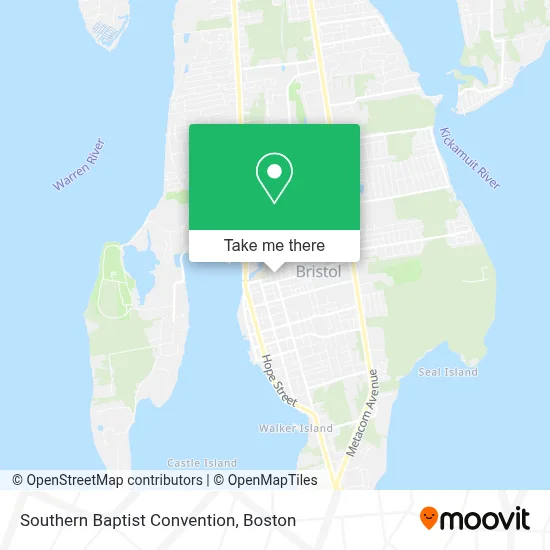 Southern Baptist Convention map