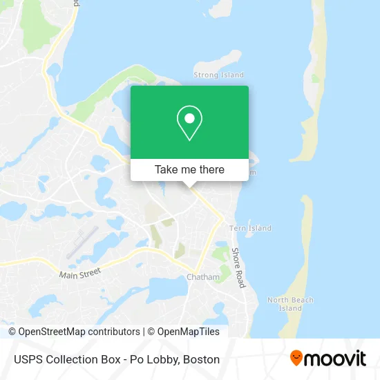 Mapa de USPS Collection Box - Po Lobby