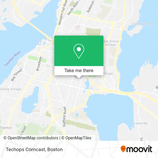 Mapa de Techops Comcast
