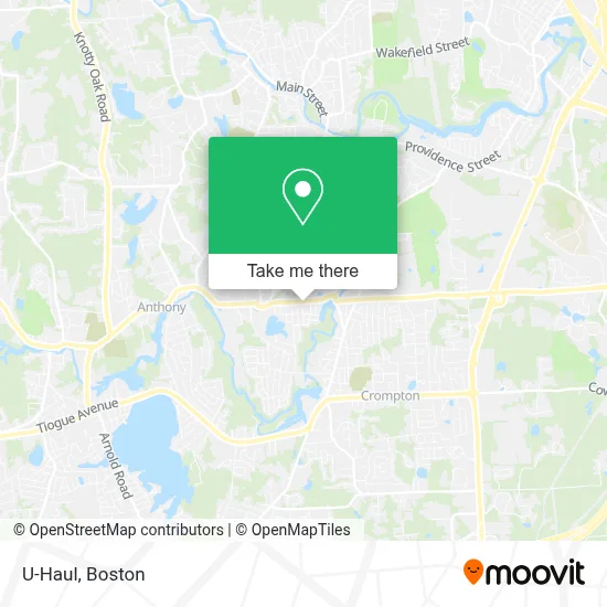 U-Haul map