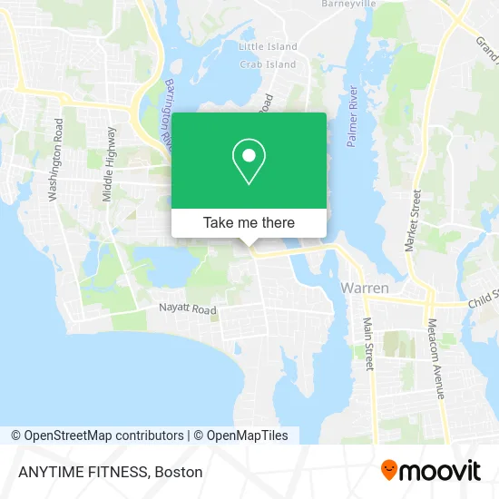 ANYTIME FITNESS map