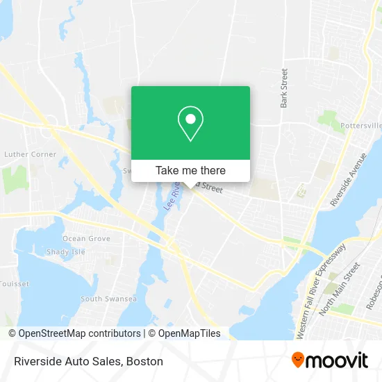 Riverside Auto Sales map