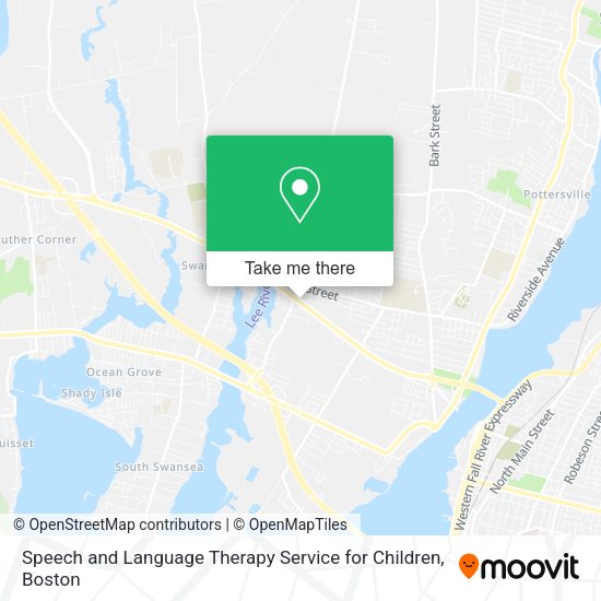 Speech and Language Therapy Service for Children map