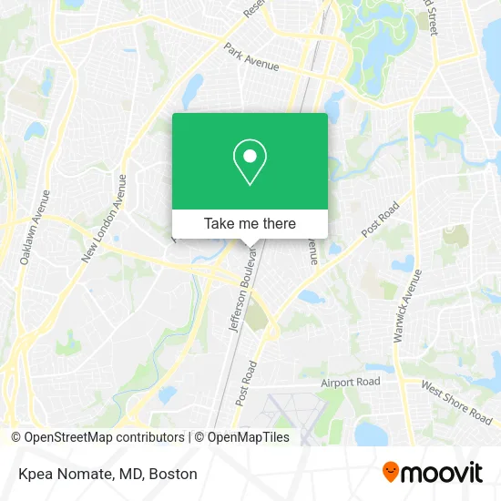 Mapa de Kpea Nomate, MD