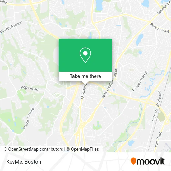 KeyMe map
