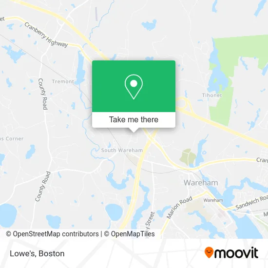 Lowe's map