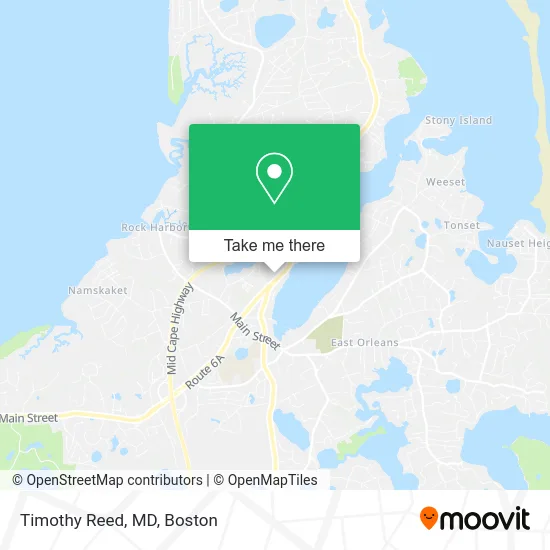 Timothy Reed, MD map