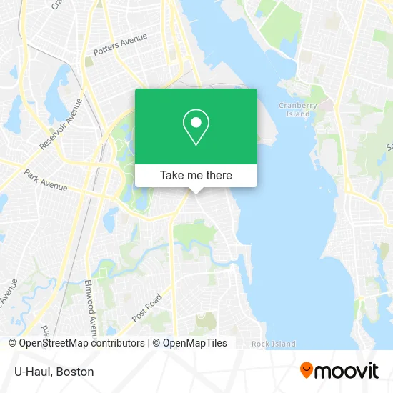 U-Haul map