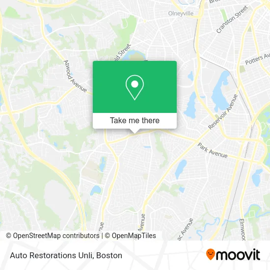 Mapa de Auto Restorations Unli