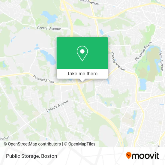 Public Storage map