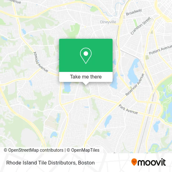 Mapa de Rhode Island Tile Distributors