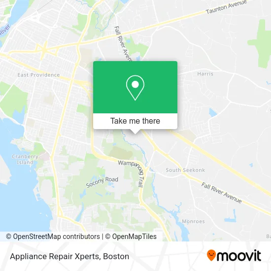Mapa de Appliance Repair Xperts