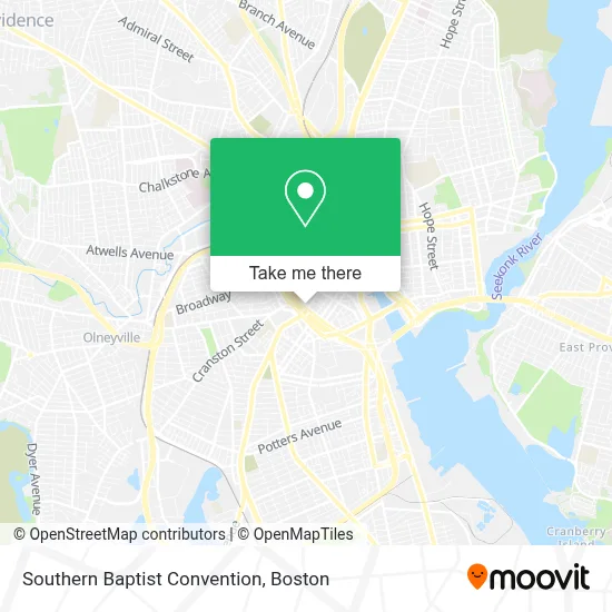 Southern Baptist Convention map