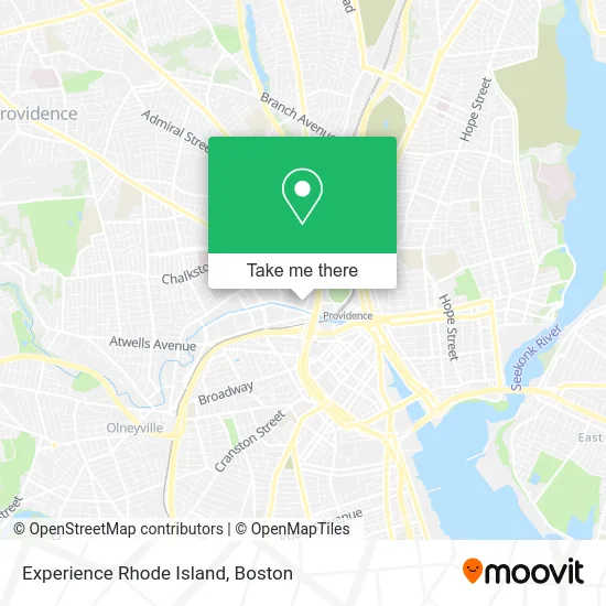Experience Rhode Island map
