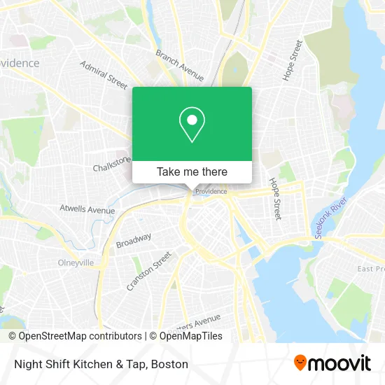 Mapa de Night Shift Kitchen & Tap