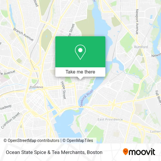 Mapa de Ocean State Spice & Tea Merchants