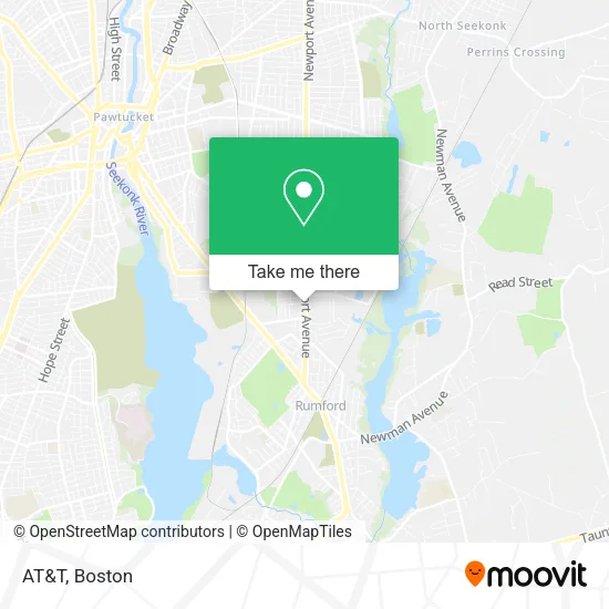 Mapa de AT&T