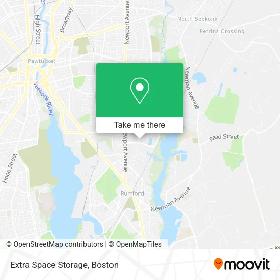 Mapa de Extra Space Storage