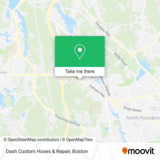 Mapa de Dash Custom Hoses & Repair