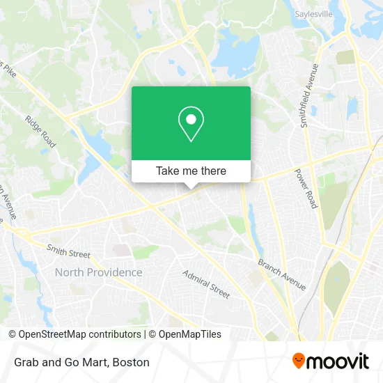 Mapa de Grab and Go Mart