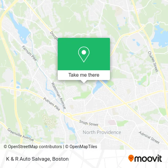 Mapa de K & R Auto Salvage