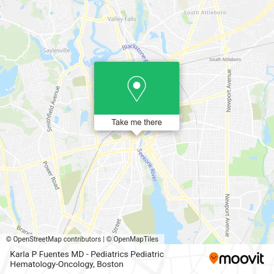Karla P Fuentes MD - Pediatrics Pediatric Hematology-Oncology map