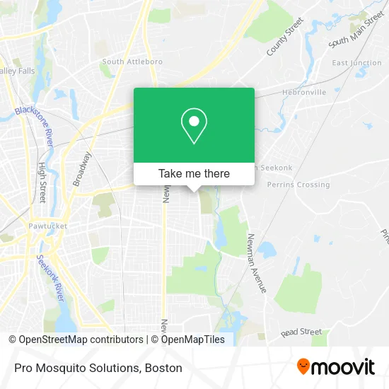 Mapa de Pro Mosquito Solutions