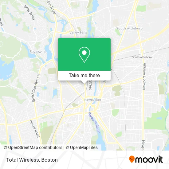 Total Wireless map