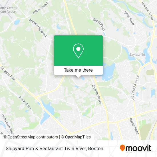 Mapa de Shipyard Pub & Restaurant Twin River