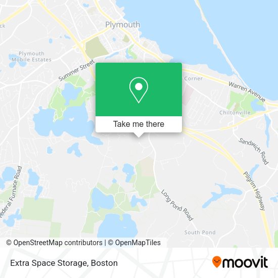 Extra Space Storage map