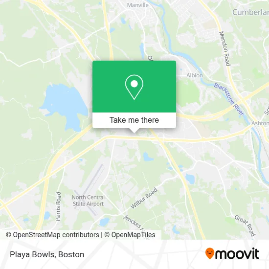 Playa Bowls map