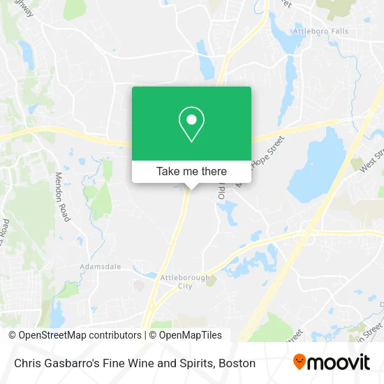 Mapa de Chris Gasbarro's Fine Wine and Spirits