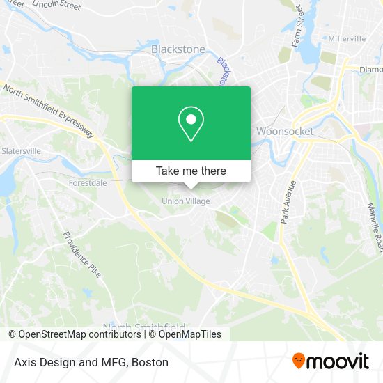 Axis Design and MFG map