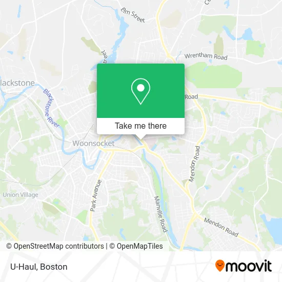 U-Haul map