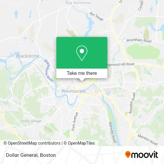 Mapa de Dollar General