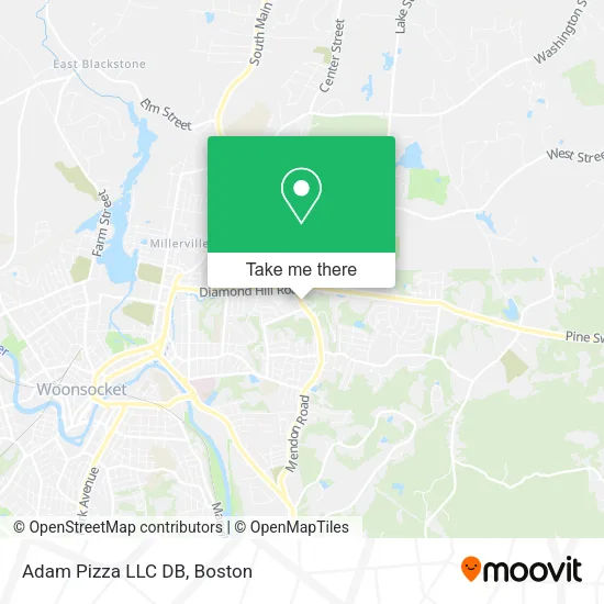 Mapa de Adam Pizza LLC DB