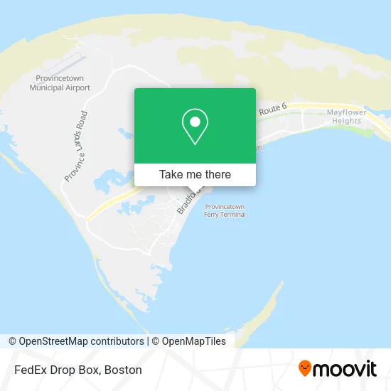 Mapa de FedEx Drop Box