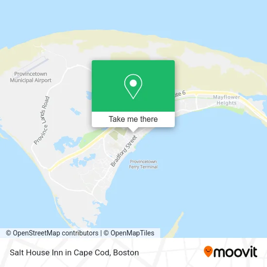 Salt House Inn in Cape Cod map