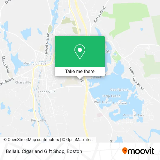 Mapa de Bellalu Cigar and Gift Shop