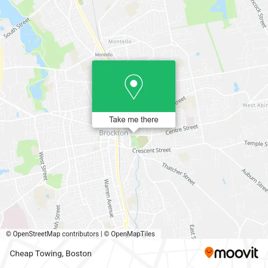 Mapa de Cheap Towing