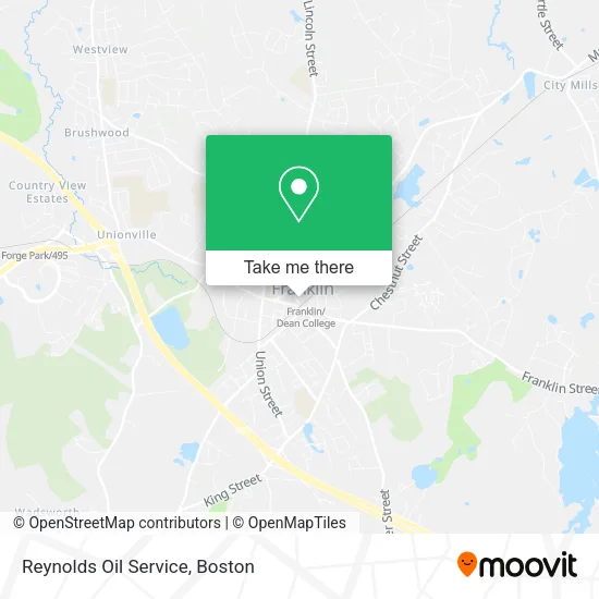 Mapa de Reynolds Oil Service