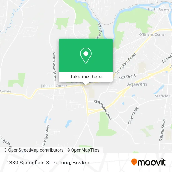 1339 Springfield St Parking map