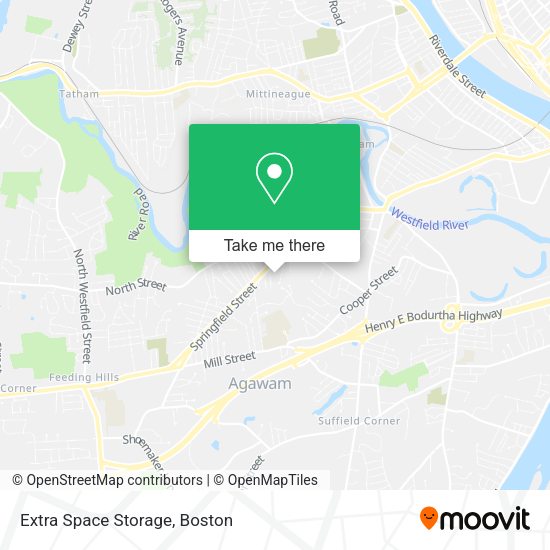 Extra Space Storage map