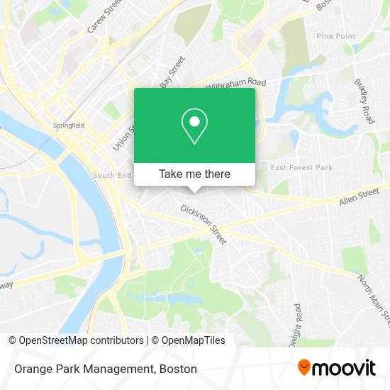 Orange Park Management map