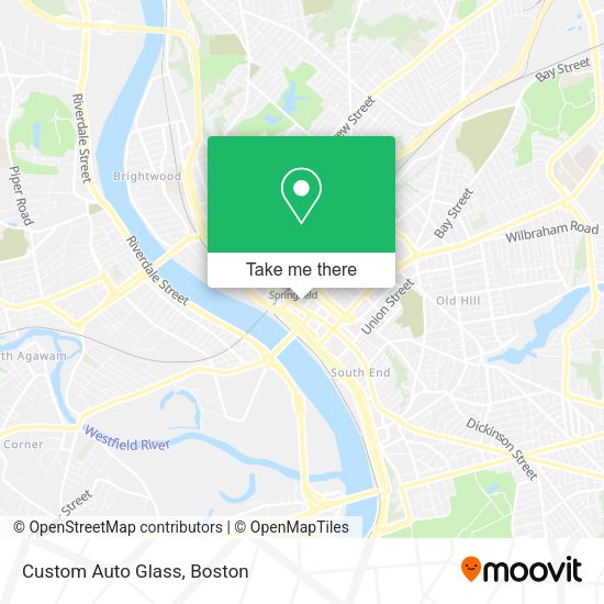 Custom Auto Glass map