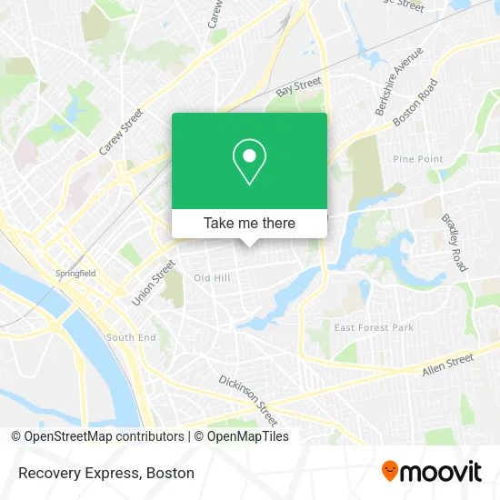 Recovery Express map