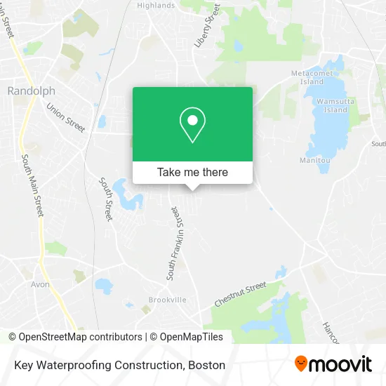 Key Waterproofing Construction map