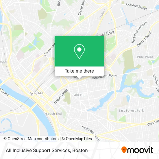 Mapa de All Inclusive Support Services