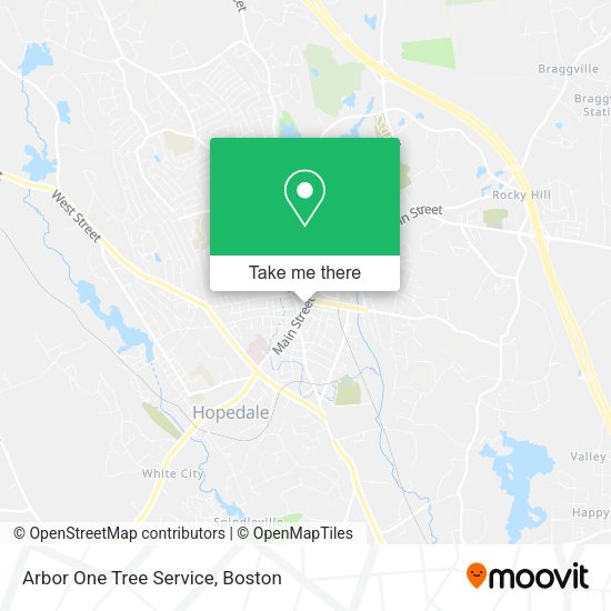 Arbor One Tree Service map